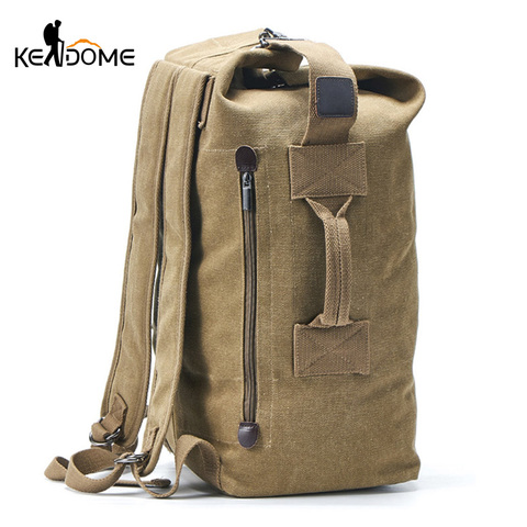 Mochila táctica militar para hombre, bolso de viaje para escalada, ejército, cubo plegable de lona, paquete de hombro deportivo XA129D ► Foto 1/6