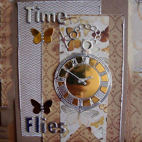 Panalisacraft-reloj de bolsillo Vintage, troqueles de corte de Metal para Scrapbooking/fabricación de tarjetas/niños, divertidos suministros de decoración ► Foto 1/5