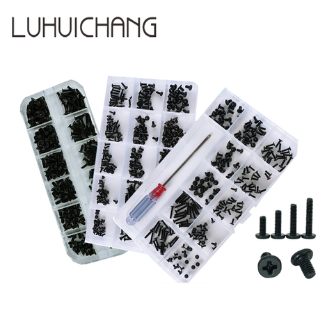 LUHUICHANG-Juego de tornillos del cuaderno M2 M2.5 para ordenador portátil, Kit de reparación de surtido mecánico electrónico Digital para ordenador ► Foto 1/5