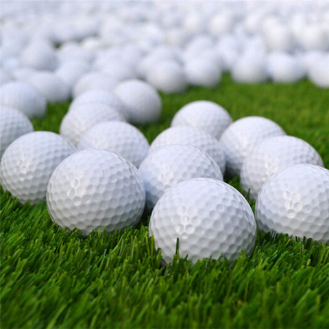 Pelota de Golf y deportes al aire libre, pelota blanca de práctica de Entrenamiento de interior, herramienta de jardín en casa, juego de pelota de entrenamiento de Golf ► Foto 1/6