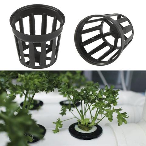 Cesta de plástico para macetas acuáticas, cesta para acuario, planta de flores de agua, cultivo de hierba, acuario, decoración acuática, 10 uds. ► Foto 1/6