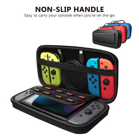 Bolsa de almacenamiento protectora portátil para Nintendo Switch, resistente al agua, EVA, funda de transporte de viaje dura para consola NS y accesorios de juego ► Foto 1/6