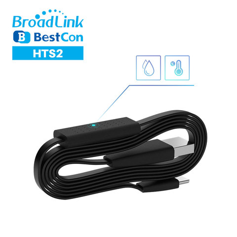 Broadlink-Sensor remoto de temperatura y humedad, accesorio con Cable USB, HTS2, funciona con Mini controlador remoto inteligente RM4 Pro o RM4 ► Foto 1/6