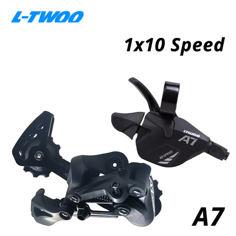 LTWOO-Grupo de cambio de marchas de 10 velocidades, palanca de cambio de 10 s y 10v, interruptores desviadores traseros compatibles con SRAM y SHIMANO, modelo A7 1X10 ► Foto 1/6