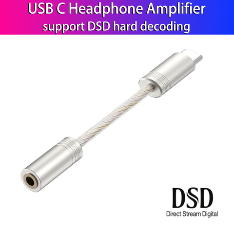 Amplificador de auriculares portátil 600Ω ESS ES9280C PRO HPA DSD 128 USB Tipo C DAC Amp para Android Pixel SAMSUNG Xiaomi Redmi OnePlus Win10 MacBook Erilles CE0130 ► Foto 1/6