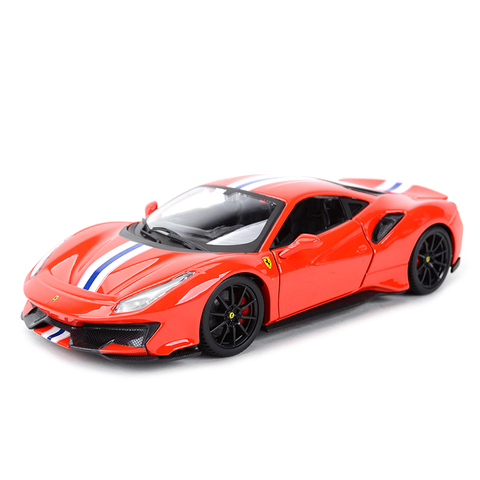 Bburago 1:24 Ferrari 488 PIsta deportes coche estático fundido a presión vehículos colección modelo de coche ► Foto 1/6