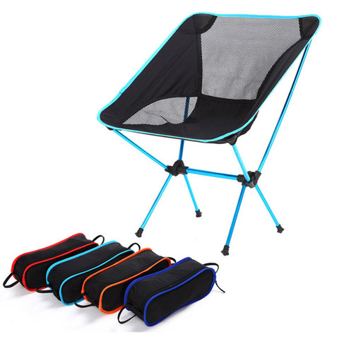 Silla plegable inteligente para acampar al aire libre, silla ligera para playa y Pesca ► Foto 1/4