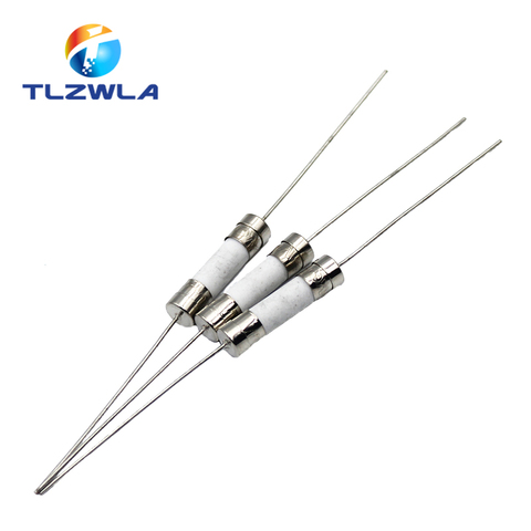 10 Uds 5*20mm fusible de cerámica lenta Fusible de tubo con un pin 5mm x 20mm 250V 0.5A 1A 2A 3A 4A 5A 6A 7A 8A 10A 12A 15A 20A 25A 30A ► Foto 1/1