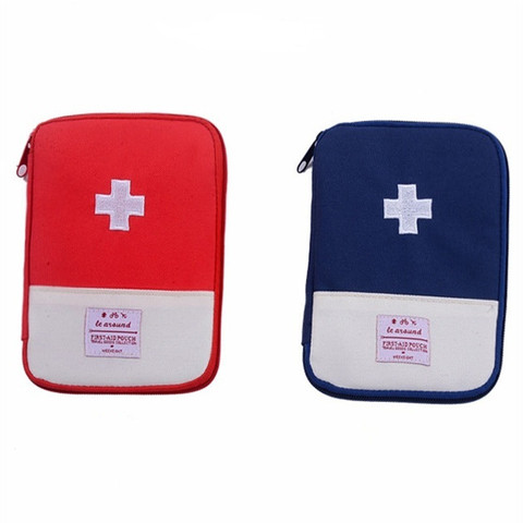 Mini Kit de primeros auxilios al aire libre bolsa de viaje portátil Paquete de medicina Kit de emergencia pequeño organizador divisor de almacenamiento Camping medicina ► Foto 1/5