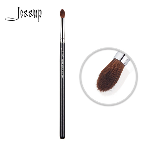 Jessup-brocha de mezcla de pelo sintético suave, sombra de ojos de color negro y plateado, sombra de ojos precisa, 244 ► Foto 1/6