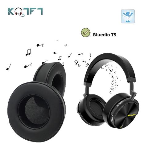 KQTFT-almohadillas de repuesto de terciopelo para Bluedio T5 T-5 T, 5 piezas de auriculares, cubierta de orejera, tazas de cojín ► Foto 1/6