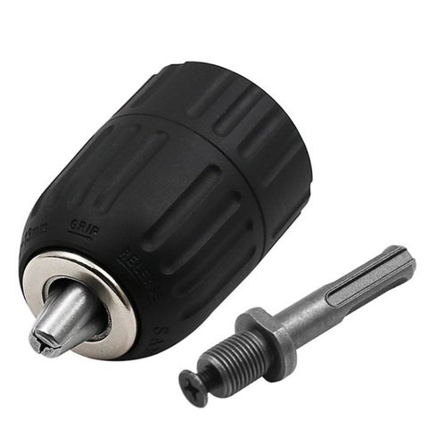 Adaptador de mandril sin llave SDS Plus, taladro de impacto de 3 mandíbulas, 2-13mm, buena calidad, 1/2 