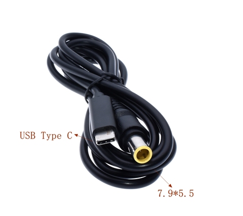 Cable de carga USB tipo C PD para Lenovo Thinkpad E420 E430 T61 Z60T T60 T61 T420 T430 T500 adaptador de cargador para ordenador portátil ► Foto 1/6