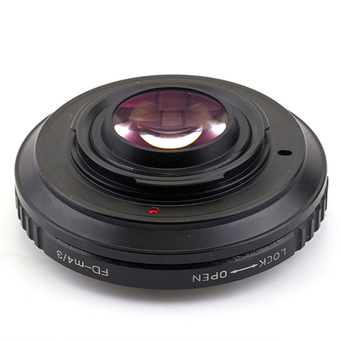 Pixco-Reductor Focal de aumento de velocidad, adaptador de lente compatible con lente Canon FD a Micro cuatro tercios 4/3 Cámara ► Foto 1/6