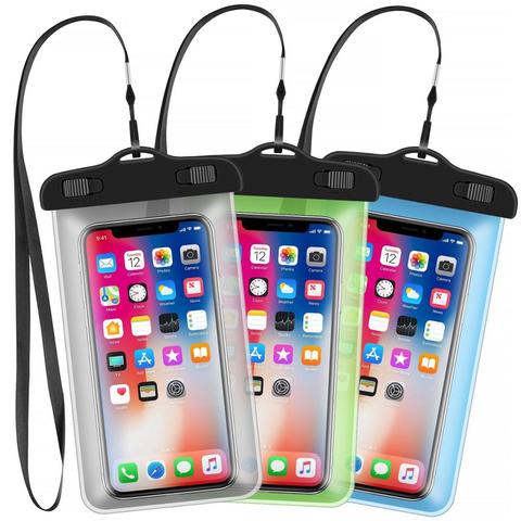 Bolsa impermeable para teléfono móvil de PVC, funda impermeable para iphone X Xs Xr para iphone 11 pro max, fundas para teléfono móvil ► Foto 1/6