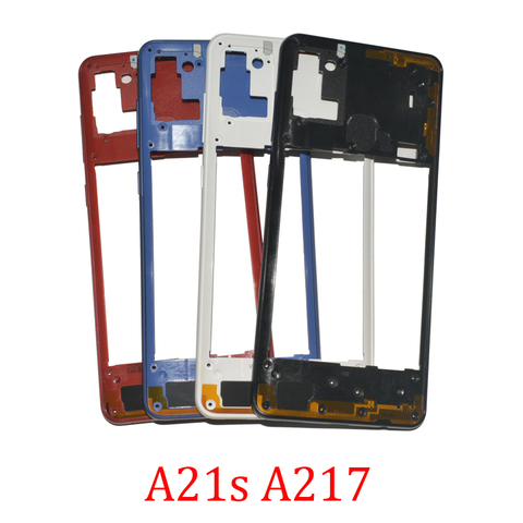 Nuevo Medio marco para Samsung Galaxy A21s A217F A217M A217N A217 Original carcasa del teléfono chasis Central marco parte con botones ► Foto 1/1