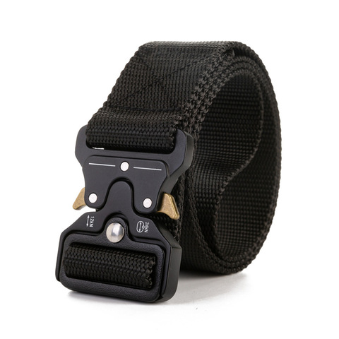 Cinturones tácticos cinturón militar de Nylon con hebilla de Metal cinturón de entrenamiento de alta resistencia ajustable accesorios de caza ► Foto 1/6