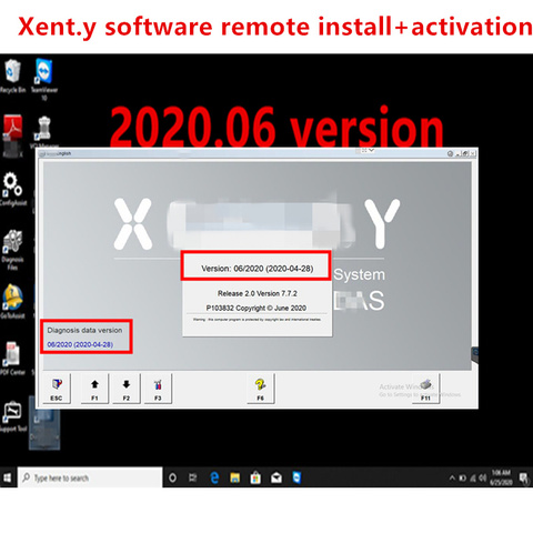 Xentry-software de instalación y activación remota WIN10 64bit, sistema profesional MB STAR sd C4/C5/C6, software, versión más reciente 2022,12 ► Foto 1/5