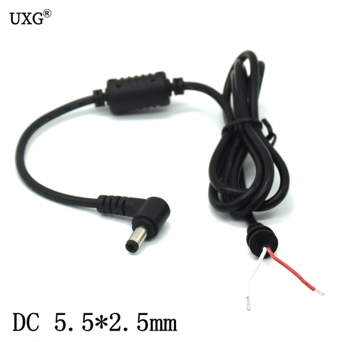 Fuente de alimentación de 1,2 m DC 5,5x2,5 5,5x2,5mm, Conector de clavija con Cable para Toshiba, Asus, Lenovo, adaptador de ordenador portátil ► Foto 1/4