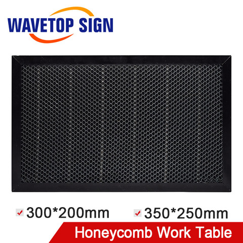 WaveTopSign-tablero de trabajo de panal láser, plataforma, piezas de láser para máquina de corte con grabadora láser CO2, 300x200mm, 350x250mm ► Foto 1/5