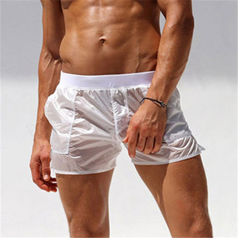 Verano ropa De baño hombre shorts trajes De baño bañadores Boxer hombre transpirable bragas Surf Sunga trajes De baño Maillot De Bain De la playa ► Foto 1/6