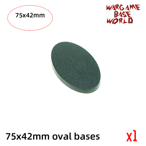 Juego de base-75x42mm oval bases para Warhammer ► Foto 1/4