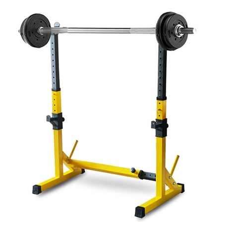 Soporte de sentadillas para gimnasio comercial, estante de potencia de ajuste cruzado, ajustable, 81-200 cm, 131 KG ► Foto 1/6