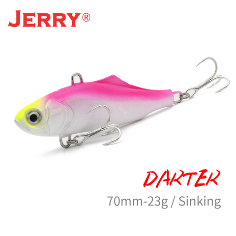 Jerry Darter 1 Uds 7cm 23g hundiendo VIB hoja de vibración de cebo duro artificial mar agua dulce Señuelos de Pesca ► Foto 1/6