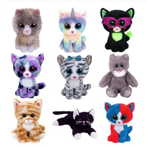 Ty de peluche y felpa series de animales de gato juguetes para los niños de 15cm ► Foto 1/6