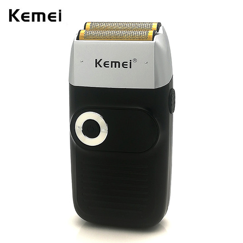 Kemei-Afeitadora eléctrica recargable 2 en 1 para hombre, máquina de afeitar inalámbrica, portátil, con pantalla LCD de 1400mA, para barbero ► Foto 1/6