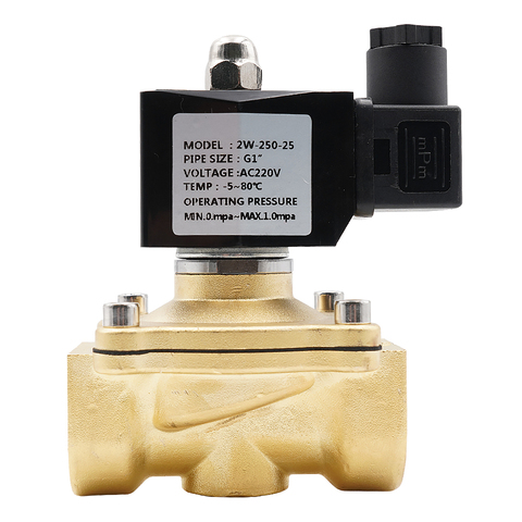 Válvula Solenoide normalmente cerrada, válvula de agua, bobina completamente cerrada IP65 G3/8 