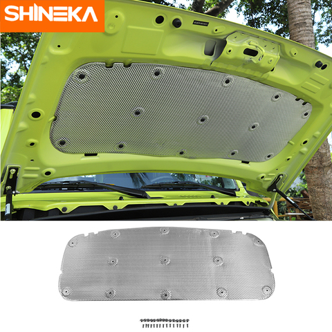 SHINEKA sonido calor aislamiento de algodón capó de motor de coche de aislamiento de calor sonido Deadener Pad para Suzuki Jimny JB74 2022 + Accesorios ► Foto 1/6