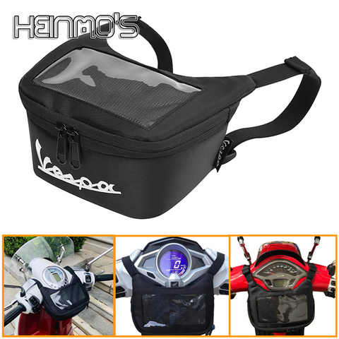 Bolsa de auriculares delantera para motocicleta, bolsa para guardar auriculares, para Vespa GTS, GTV, LX, LXV, Sprint, Primavera, 50, 125, 150, 250, 300, 300ie ► Foto 1/6