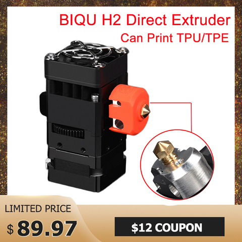 BIQU-extrusora de engranaje de Doble accionamiento directo H2, piezas de impresora 3D de TPU/TPE para BX Ender 3 V2 PRO CR10 DIY VS BMG TITAN ► Foto 1/6