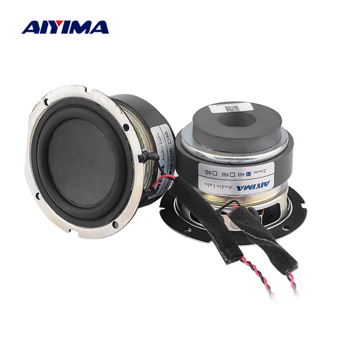 AIYIMA-altavoz de graves Midrange de 3 pulgadas, 4 Ohm, 15W, amplificador de sonido, para cine en casa, 2 uds. ► Foto 1/6