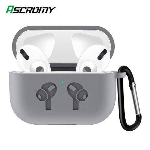 Funda de silicona para Airpod Pro, funda suave y delgada para Apple Airpods Pro 3, auriculares de carga inalámbricos ► Foto 1/6