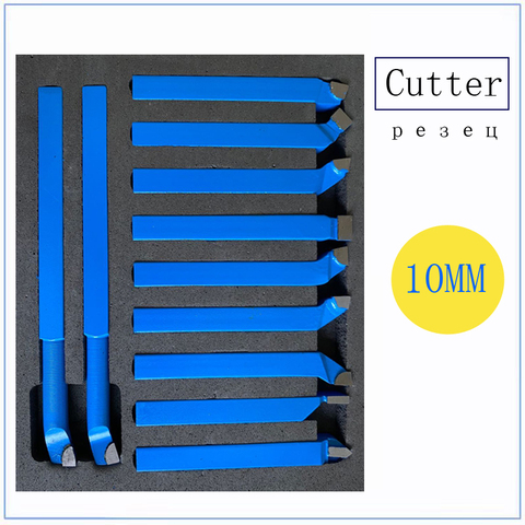 Juego de cortador con punta de carburo de 5/16 pulgadas, para torno de Metal, torneado, taladrado y biselado, 11 Uds. ► Foto 1/4