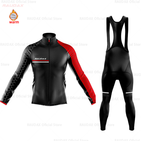 Conjunto de Jersey de Ciclismo Pro Team Rx, Ropa de Ciclismo de Invierno de lana, pantalones de babero, Kit de triatlón, 2022 ► Foto 1/6