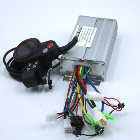 GREENTIME-Controlador de velocidad para motor BLDC, equipo de 24V/36V/48V/60V, 500/600W, sin escobillas y GT-100, conjunto con pantalla LCD ► Foto 1/5