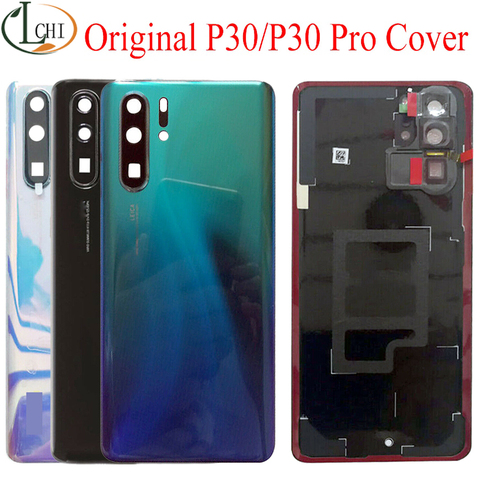 Funda de batería Original para Huawei P30 Pro, carcasa para cristal de puerta trasera, P30Pro ► Foto 1/6