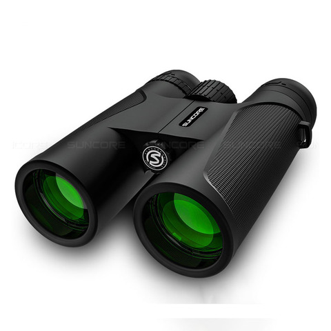 Binoculares HD de alta potencia con recubrimiento verde multicapa, telescopio portátil para exteriores, senderismo y Camping, 12x42 ► Foto 1/6