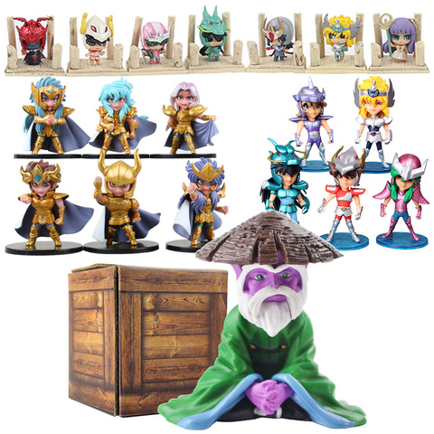 Figuras de acción de PVC de Saint Seiya, caballeros del zodiaco, Libra, Dohko, Cygnus, Hyoga, Pegasus, Dragon Shiryu, juguetes de modelos de colección ► Foto 1/6