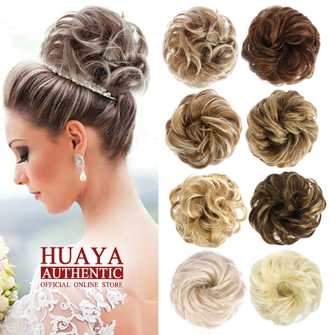 HUAYA-peluca sintético de cabello rizado, postizo de pelo Natural resistente al calor ► Foto 1/6