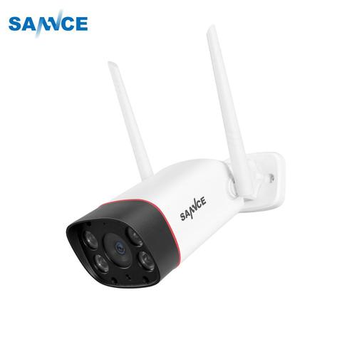 Cámara IP 1080P SANNCE impermeable, cámara inalámbrica de vigilancia HD con WiFi, cámara de seguridad para exteriores con infrarrojos y visión nocturna ► Foto 1/6