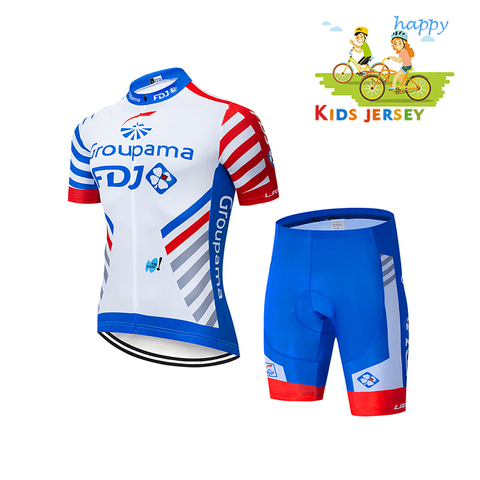 Ropa de ciclismo para niños de alta calidad, conjunto de Jersey de verano para niños, traje de Ciclismo de manga corta, ropa de ciclismo de montaña, 2022 ► Foto 1/6