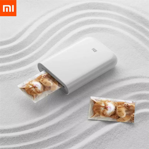 Xiaomi-impresora mijia AR de 300dpi, portátil, para fotos, Mini bolsillo, bricolaje, 500mAh, para compartir imágenes, funciona con mijia ► Foto 1/6