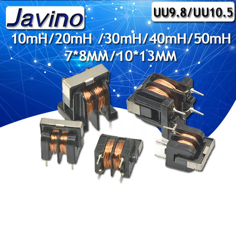 5 unids/lote UU9.8 UF10.5 de modo común Inductor estrangulador 10mH 20mH 30mH 40mH 50mH filtro paso 7*8mm 10X13mm ► Foto 1/3