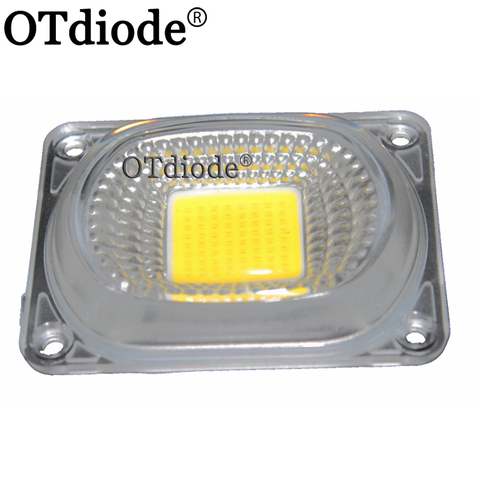 Juego de Reflector de lente LED para luces LED COB, incluye: Lente de PC + Reflector + anillo de silicona, cubierta de lámpara, sombras de Reflector DIY, 2 juegos ► Foto 1/6