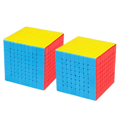 MOYU Speedcube Meilong cubo mágico sin etiqueta 4x3 4x4 5x5 6x6 y 7x7 8x8 velocidad cubos rompecabezas regalo de Juguetes ► Foto 1/6