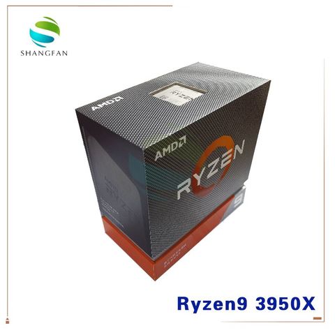 Nuevo procesador de CPU AMD Ryzen 9 3950X Ryzen 9 3950X R9 3950X 3,5 GHz 16-Core 32-rosca 7NM L3 = 64M 100-000000051 Socket AM4 sin ventilador ► Foto 1/2